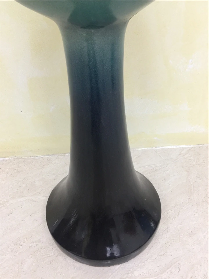 Напольная стойка, большая высокая зеленая цветная Цветочная ваза из стекловолокна