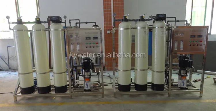 CE ISO Approved 500LPH RO water treatment system with auto water softener