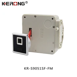 KERONG Small Panel Hidden Smart Electronic Cabinet Fingerprint Lock Biometric Intelligent Wireless Lock for Drawer