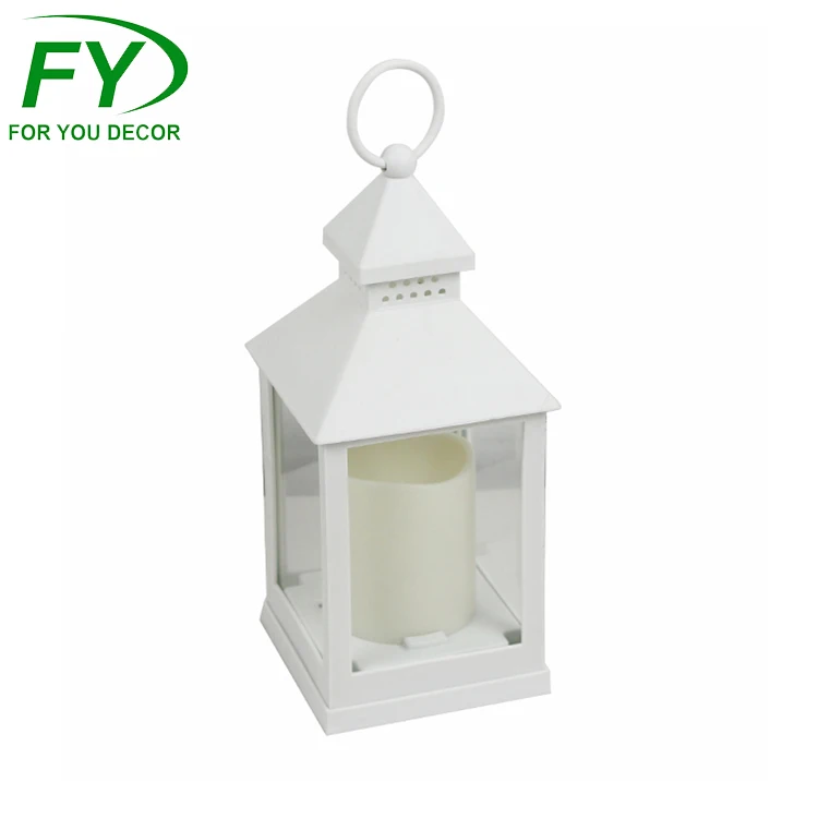 Super September cheap garden antique plastic lantern with electric candle holders home decorative