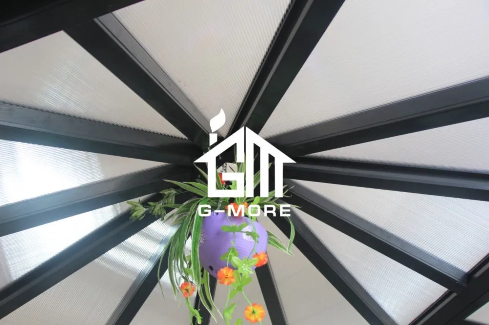 G-MORE New Style Super Strong Glass Pavilion