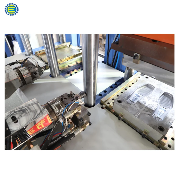 220Tons Automatic 2 Color Sport Shoe Sole Vertical Injection Molding Machinery