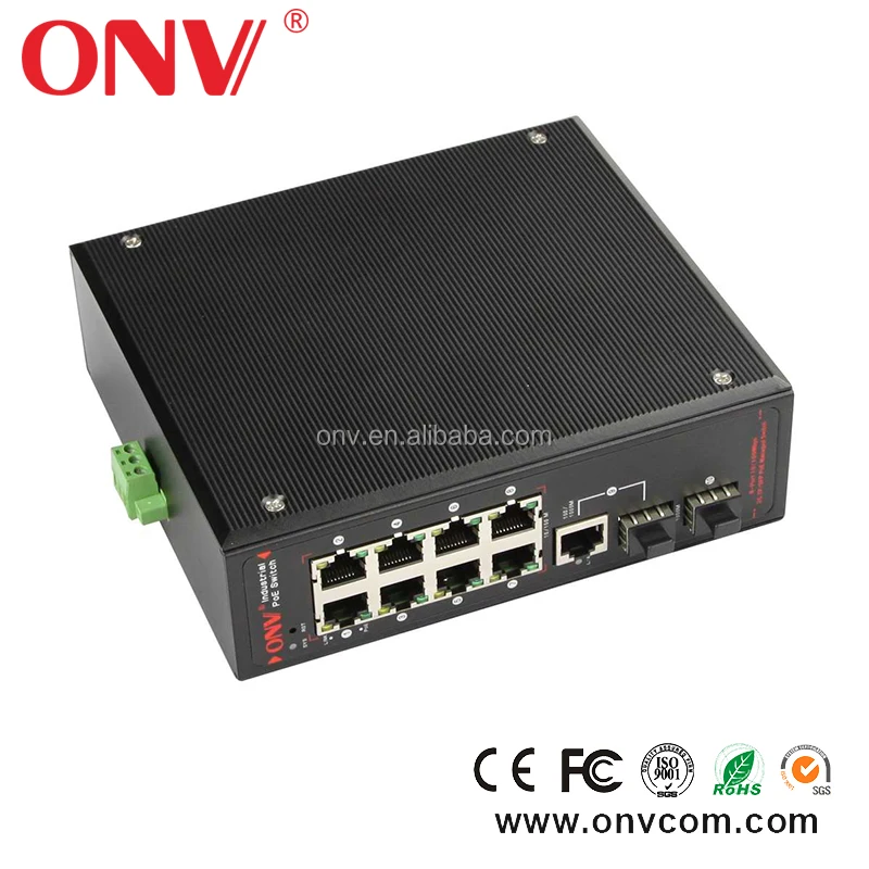 8 портов fast промышленные переключатели в развивающихся странах для ip камеры