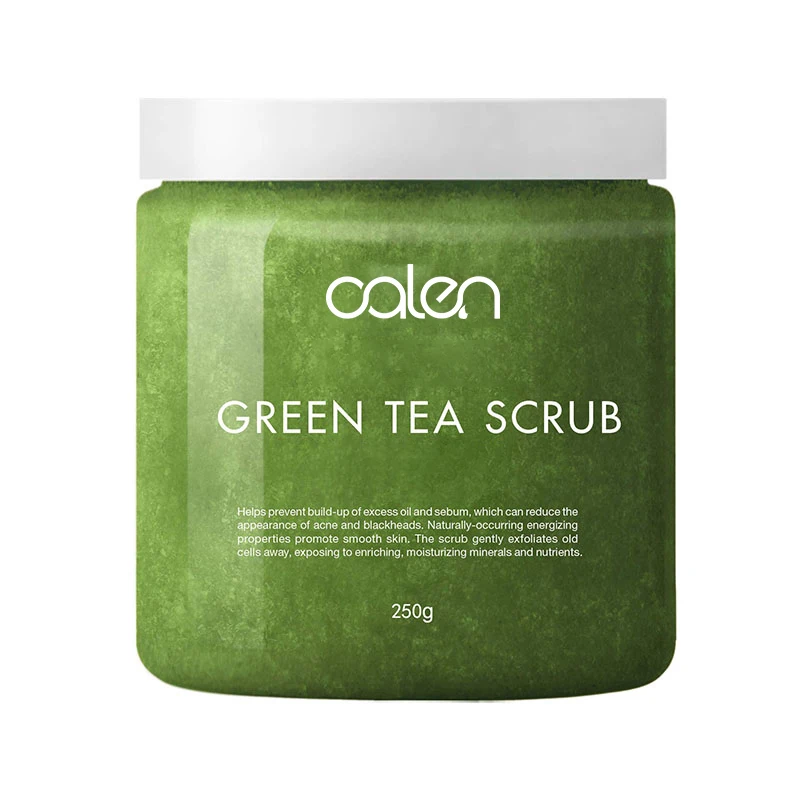Private Label Gentle Formula Organic Exfoliating Deep Cleansing Green Tea For Body And Facial Care