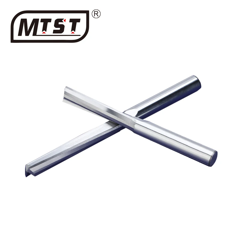 MTST 6mm Double flute straight groove end mill carving wood tool Cnc engraving machine Wood cutter carbide tools