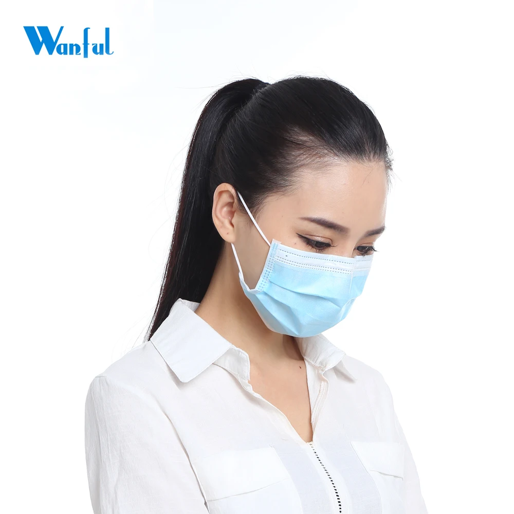  Одноразовая 3-слойная медицинская маска для лица с EN14683 Тип IIR Хирургическая Маска