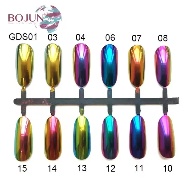 BOJUN Nail Make Up Pigment Summer Colors Chameleon Powder