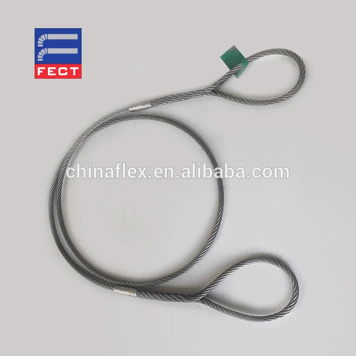 6-12 мм ПВХ покрытием мягкая нержавеющая сталь металлическая проволока веревка Стропы для подъема