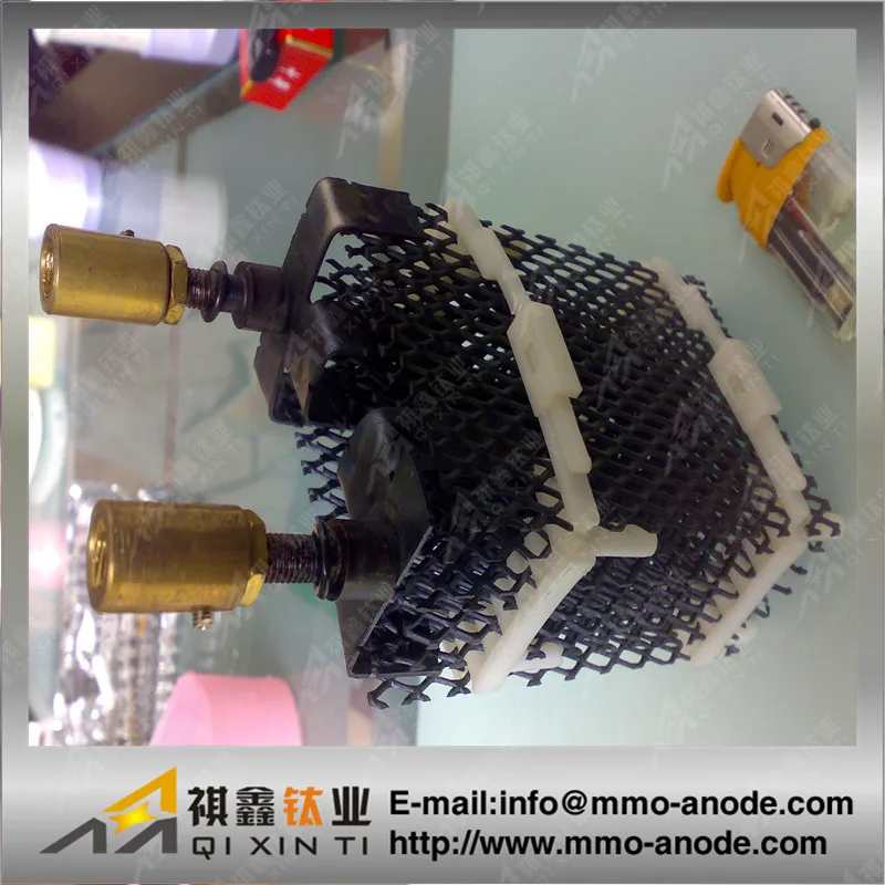 Трубчатый титановый анод для генератора гипохлорита натрия