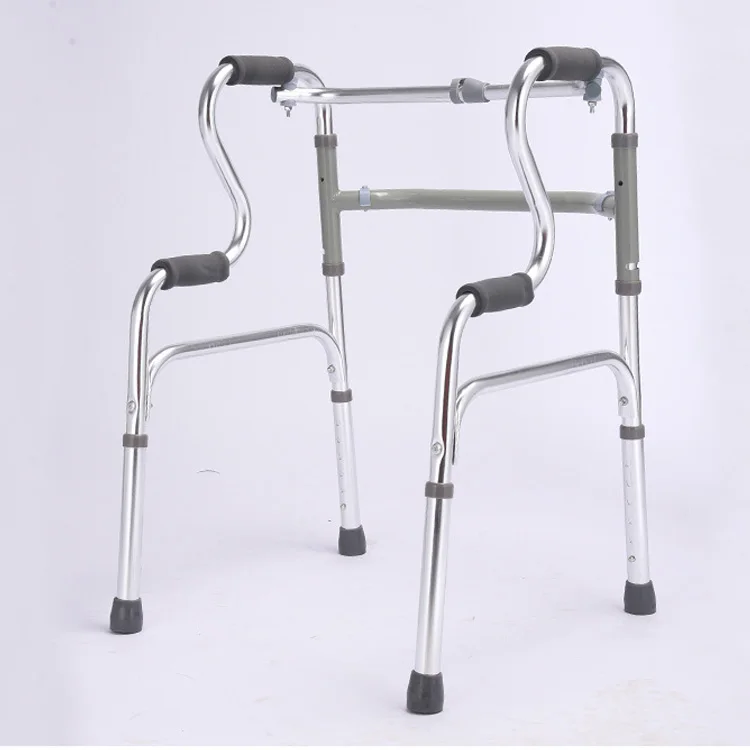Walker Folding Assistant Standing Disabled Aids Aluminum Walking Assist Device
