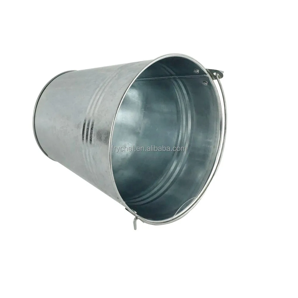 Galvanized bucket pail metal type mini food container mini garden planter bucket small kid toy beach water bucket pail set of 6