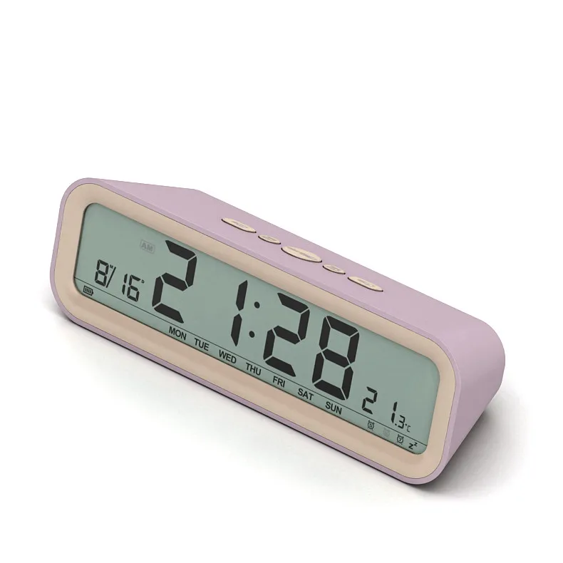 
Private Mold ABS Big LCD Screen Desk Clock with Backlight and Temperature  (60747064768)