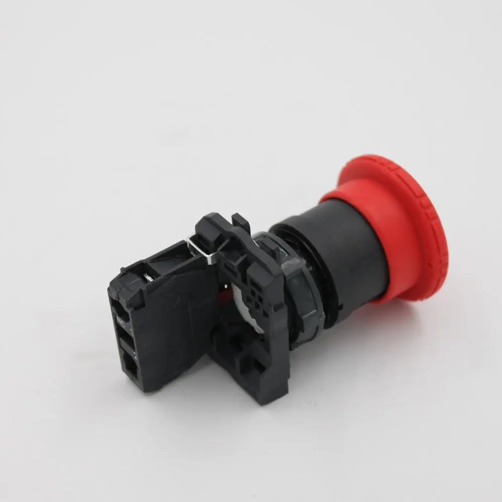 XB5 Series 22mm emergency mushroom push button switch XB5-AS542 with self-locking push button switch