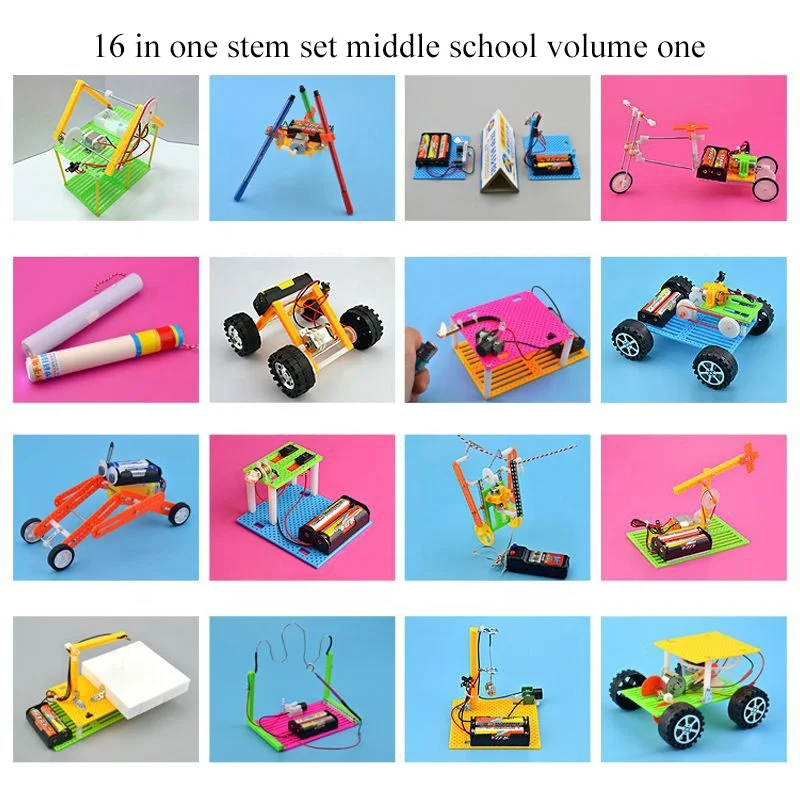 DIY Barbecue making robot kids eco friendly toys tin can robot