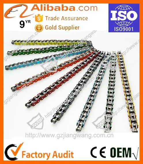 
Hot Sale Colourful Motorcycle Engine Parts Timing Chain Bajaj 