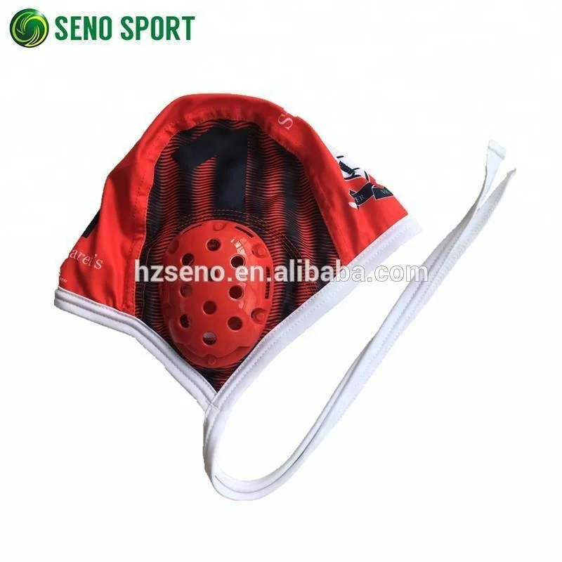 Logo Imprinted Waterpolo Sport Swimming Caps For Sales