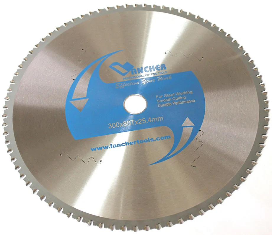 Lancher cutting steel 300*80T*25.4mm T.C.T Saw Blade