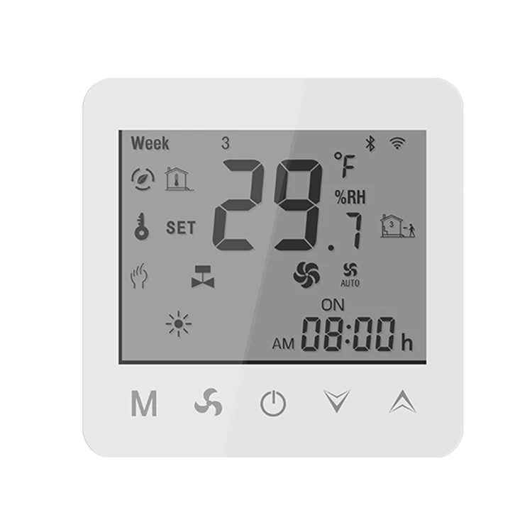 digital big lcd screen underfloor heating thermostat wifi tuya app