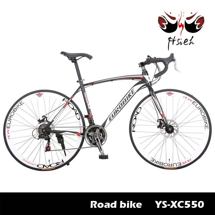 EUROBIKE 21 Speed Road Bike High-ten Steel 700C Bike With 40MM Alloy Rim