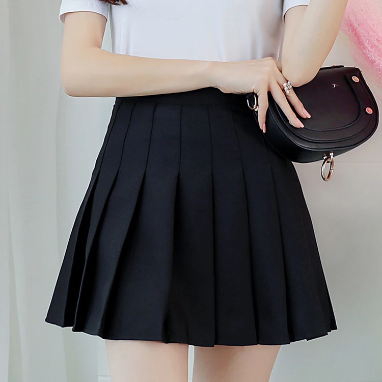 Hot Selling School Uniform Skirt Design Girls Mini Skirt Pleated Skirt