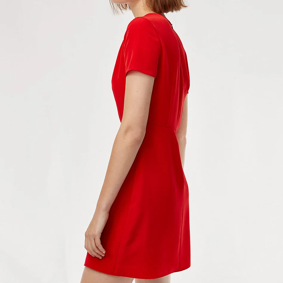 New Arrivals Fashion Lady Clothing Bandage Dress Chiffon Party Dress Spring Sexy Mini Women Casual Red Club Dresses
