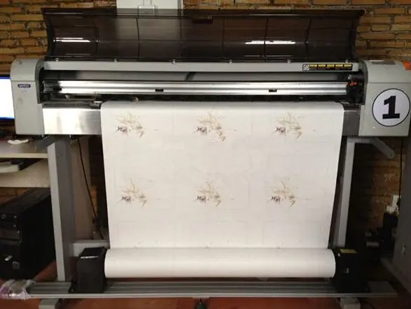 Damper take-up system K5 for Mimaki, Roland, Mutoh printer Graphic take up roller Printer cloth collection adopts segmented bar