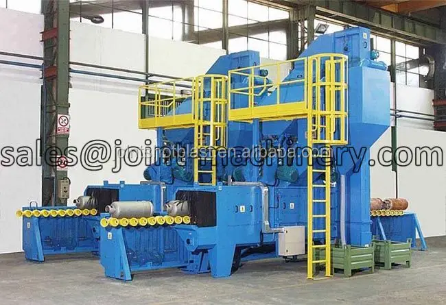 Ведущий качества газовый баллон дробеструйные машины/металлический крюк через дробеструйные машины