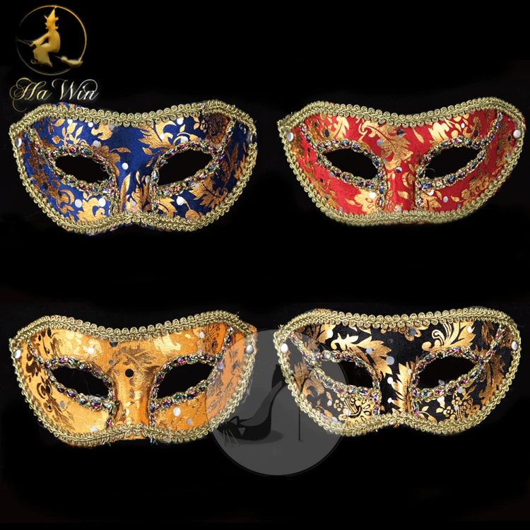 Factory supply customized face masks plastic party masks