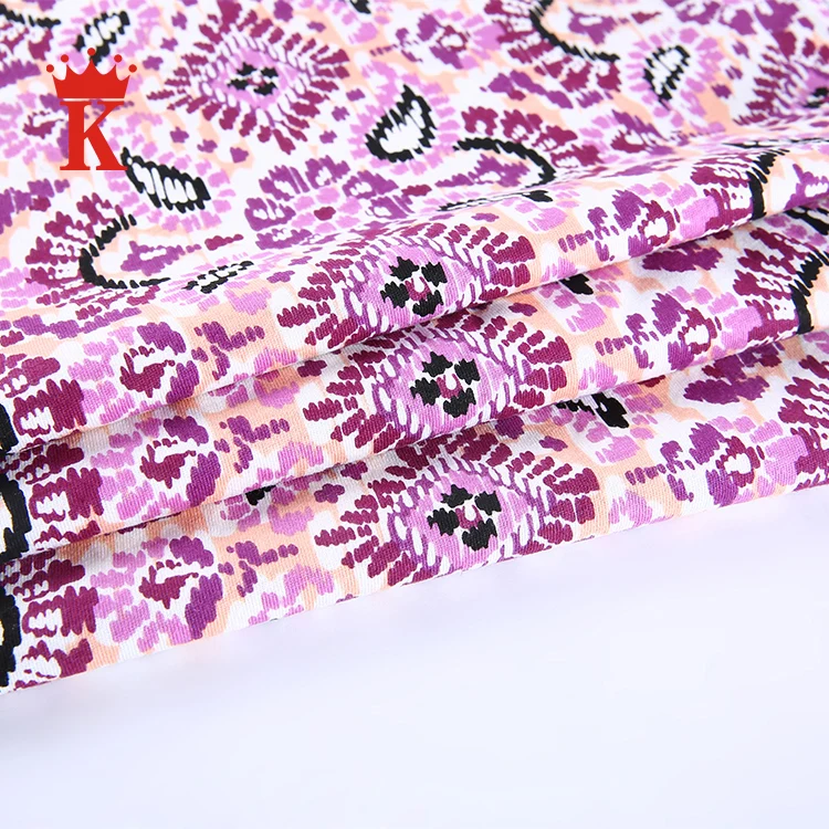 
buy printed mode pattern jersey polyester cotton fabric online 