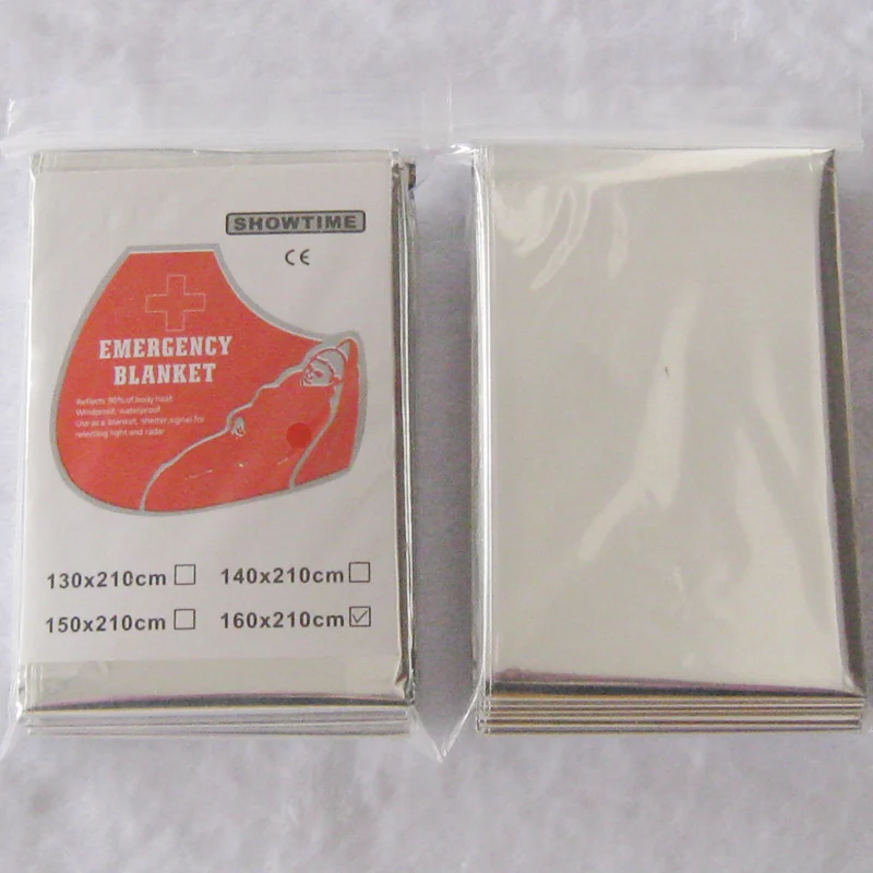 130*210 cm  emergency survival blanket for outdoor events