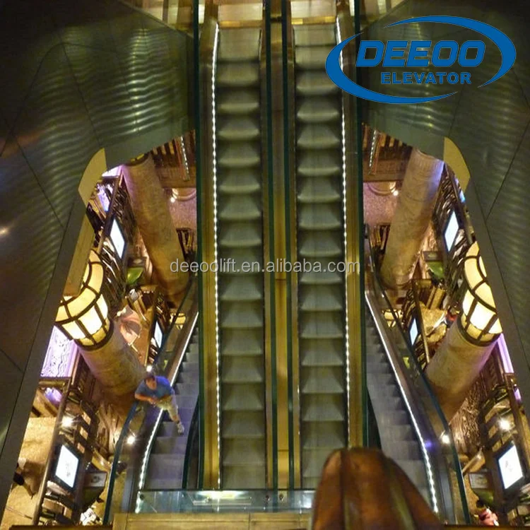 
high quality indoor handrail escalator for shopping mall 