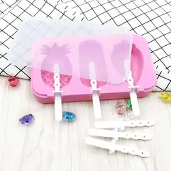 Высококачественные силиконовые формы для мороженого в виде фруктов с крышкой