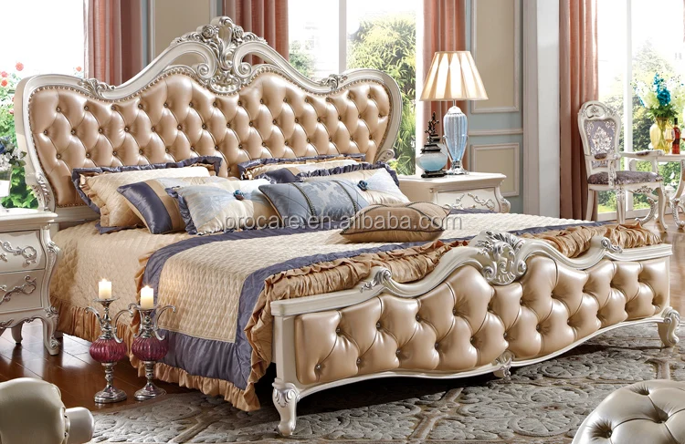 Hot Sale Products Elegant Colour Modern Wooden Box Bed