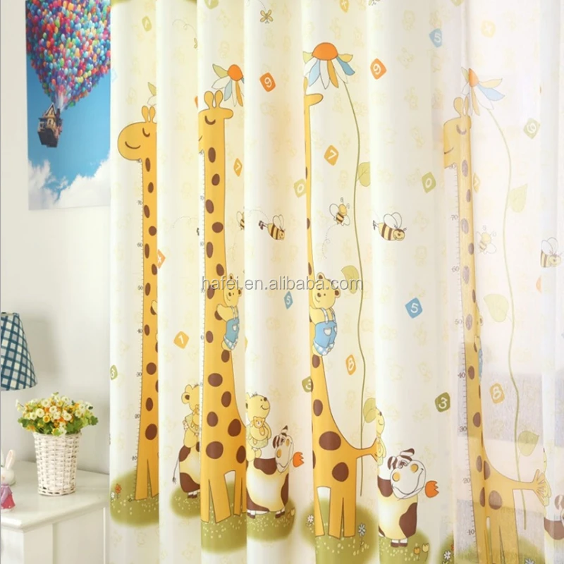 Polyester Blackout Kids Room Curtain /cartoon curtain