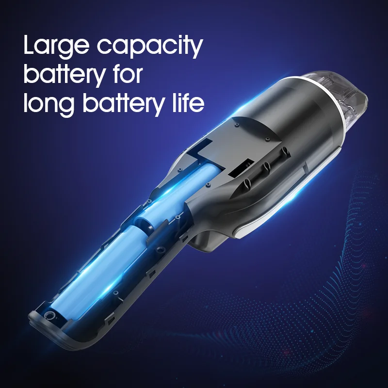 
2019 Licheers 4.0 Kpa Portable Car Vacuum Cleaner Mini Wireless Vacuum Cleaner Car Interior Cleaner Vacuum 