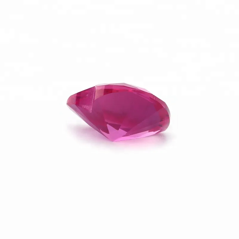 High Quality Heart Shape Ruby Sub Corundum Rough for Jewelry Making