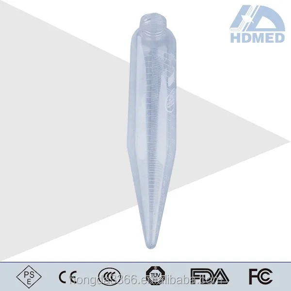 Lab glass D96 Centrifuge Tube with screw cap, graduated tube 100ml 200%
