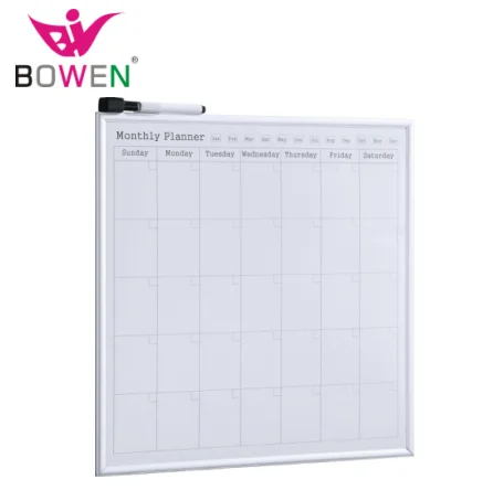 Детская магнитная доска и классная маленькая черно-белая доска для письма с пластиковой рамкой