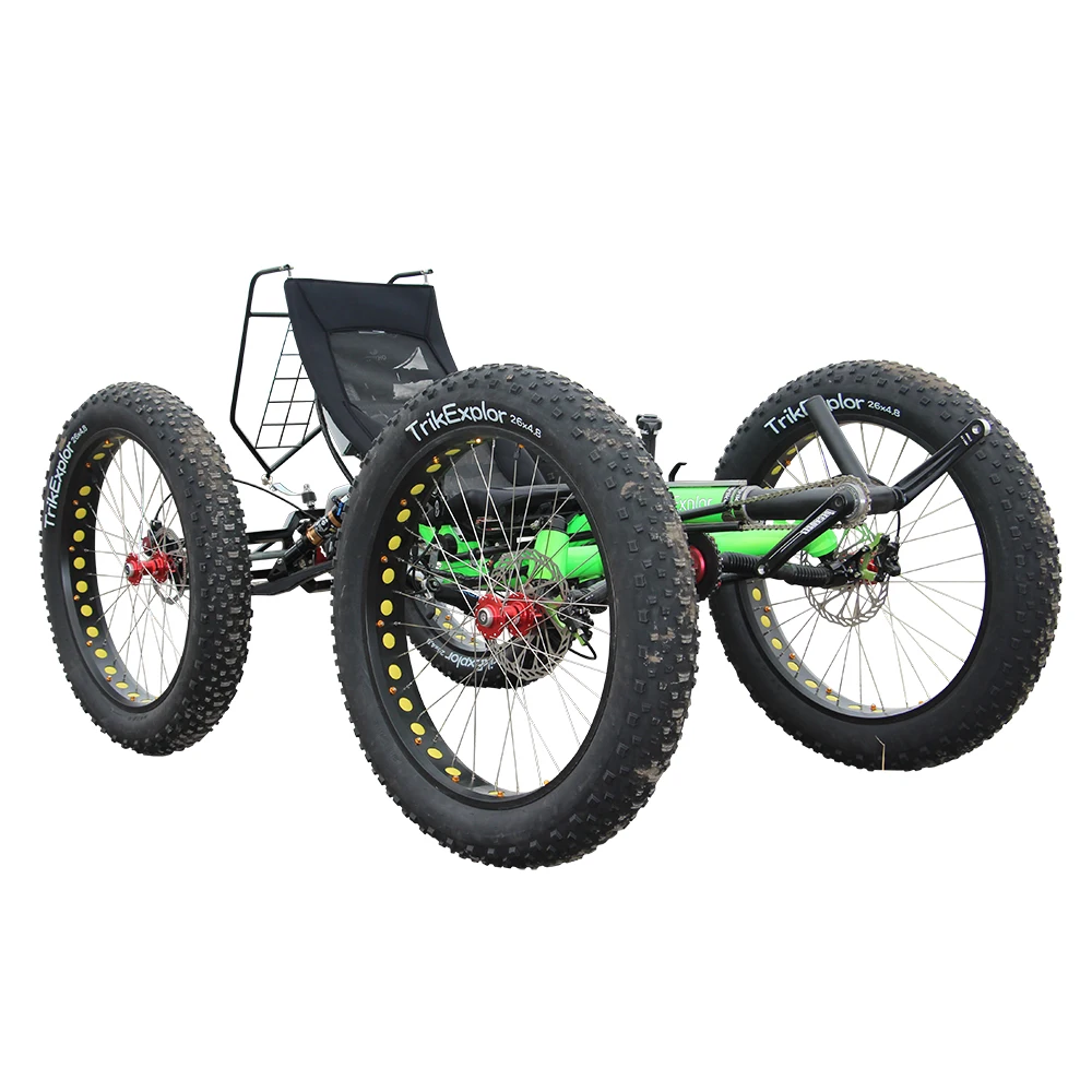  Открытый исследовать 4WD повышенной проходимости с толстыми покрышками лежачий Quad многоцелевой помощи педалированию/детскй