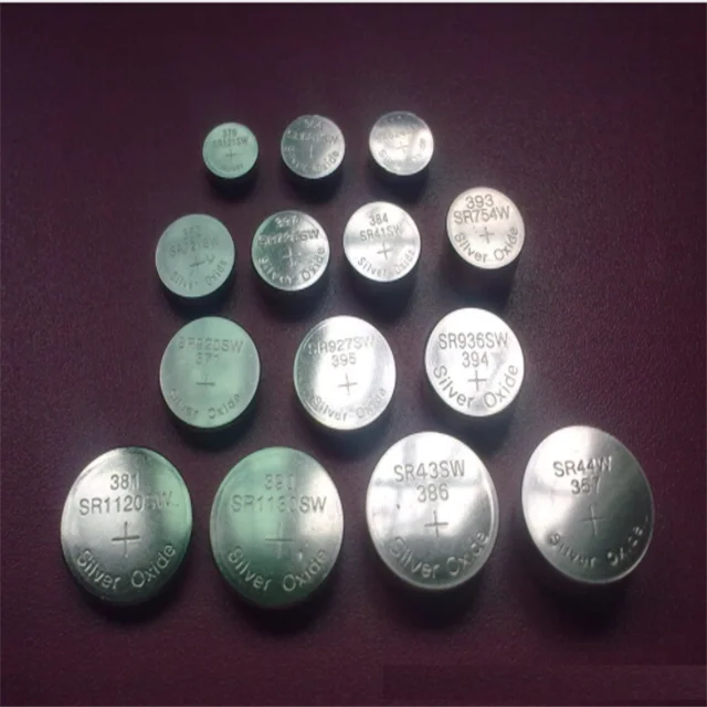 High Quality 1.55V 394 SR936SW Silver Oxide Button Cell Battery