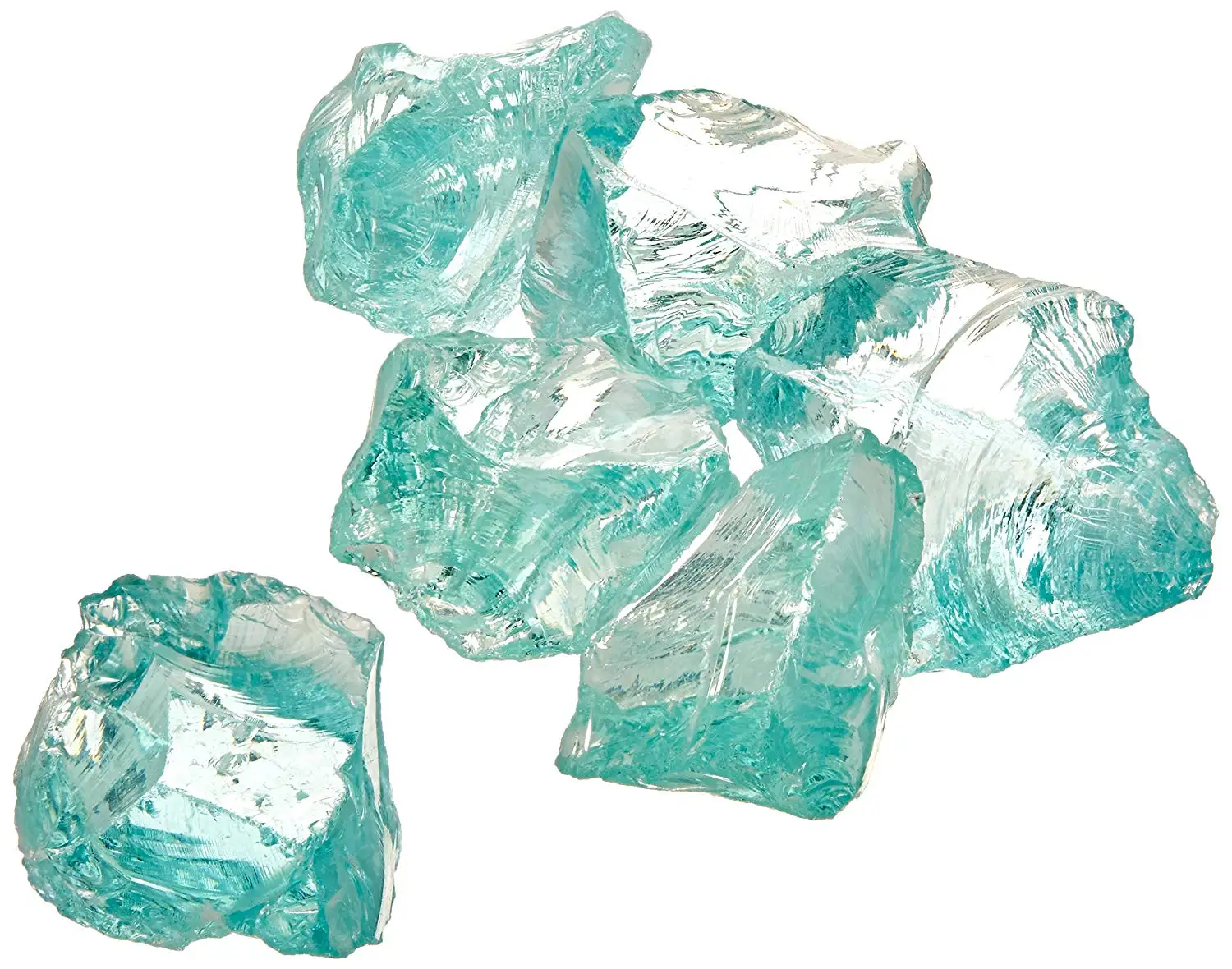 wholesale Transparent Landscaping Large Glass Rock