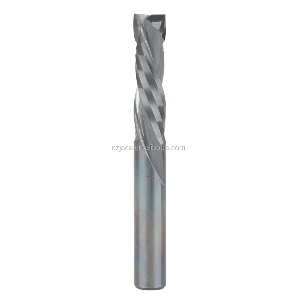 UP &DOWN Cut Two Flutes Spiral Carbide Mill Tool Cutters for CNC Router, Compression Wood End Mill Cutter Bits
