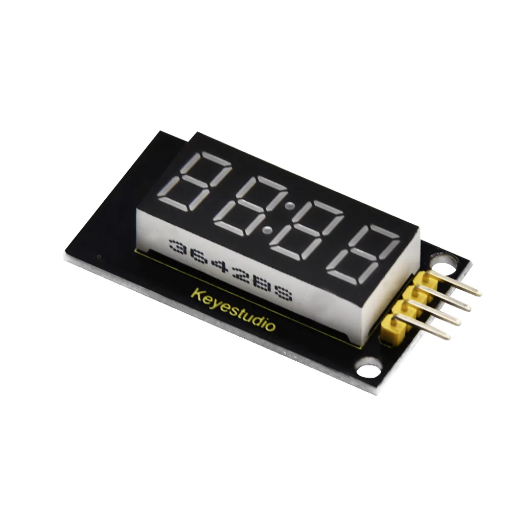 Заводской 4-значный светодиодный модуль TM1637 0,36 дюйма, 7-сегментный матричный дисплей, сенсорный модуль для Arduino