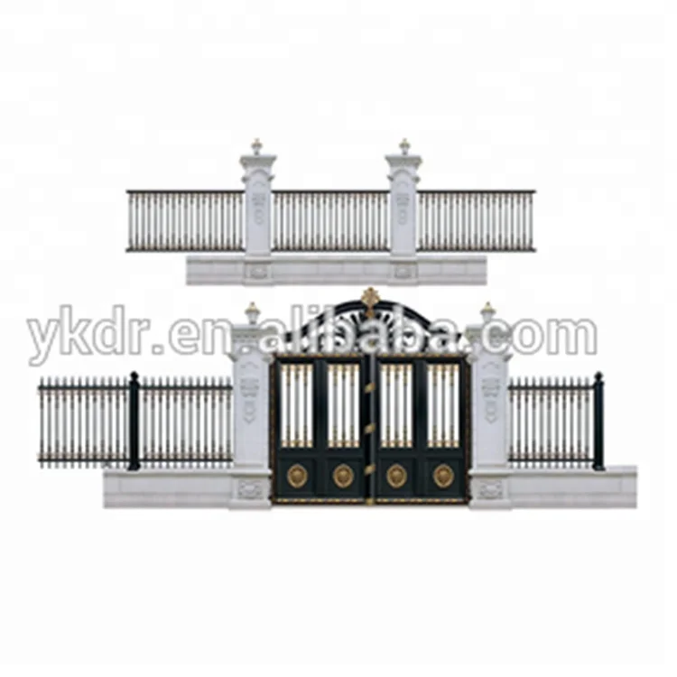 Aluminum garden fence powder coating sand casting aluminium parts aluminum gravity casting gravity die casting