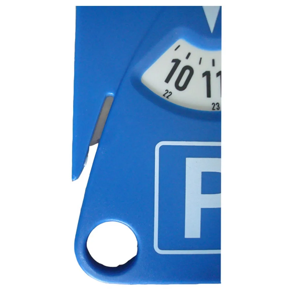 2022 plastic parking disc for wholesale/parking disc with safe belt knife/custom plastic parking disc