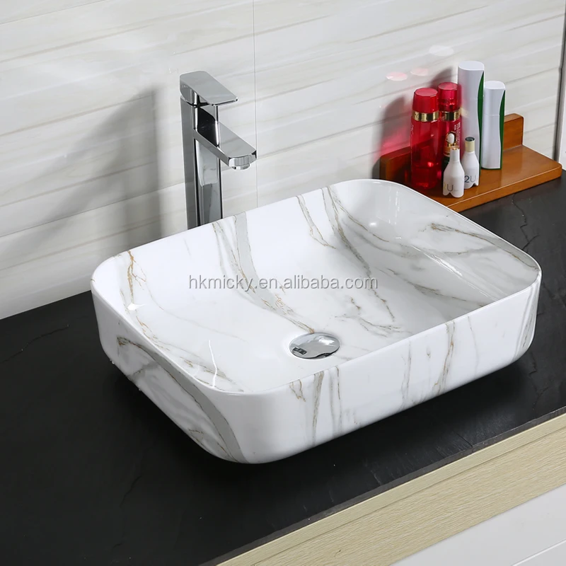 Wisdom artificial stone wash basin marble sink