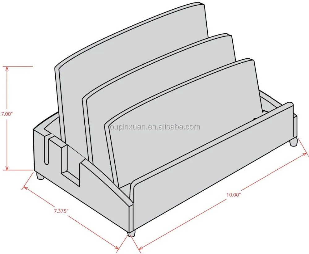 new design Charging Station and Dock with Built-in Power Strip Storage bamboo desk organizer pad and phone holder wholesale