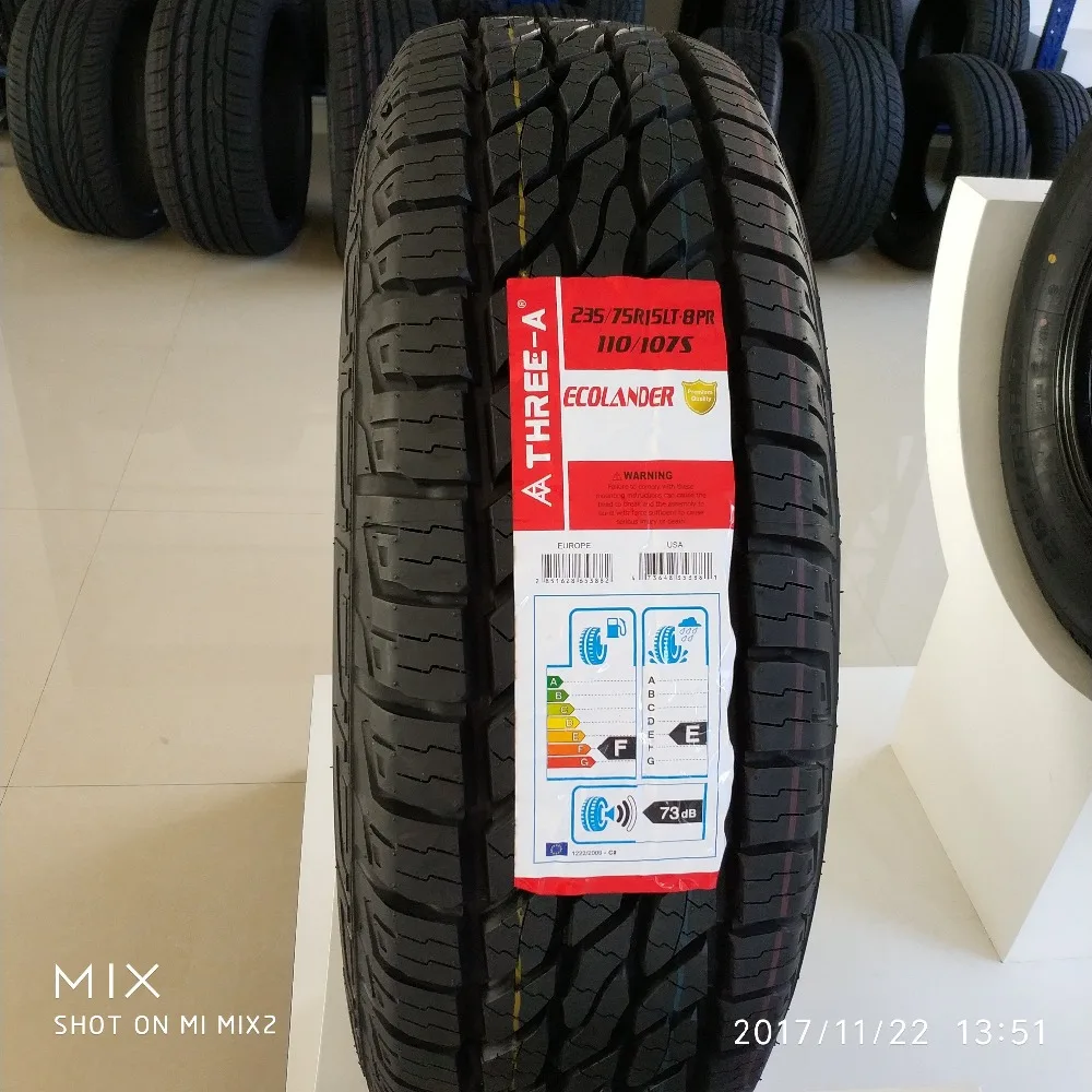 AT tire 285/75R16 LT