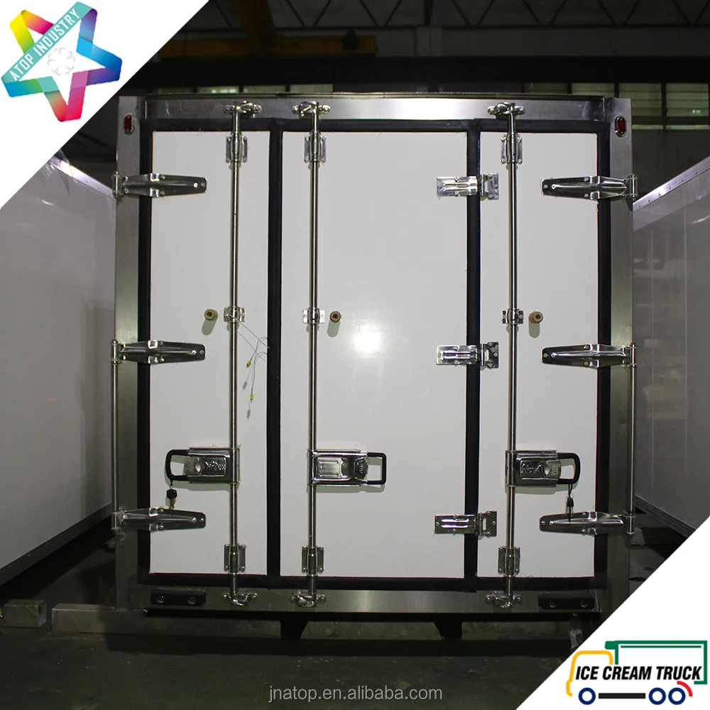 ColdKing 3.2m ice cream truck body with Kooltube eutectic unit for Foton and Mitsubishi CANTER FE25 chassis 2.5t ice cream truck