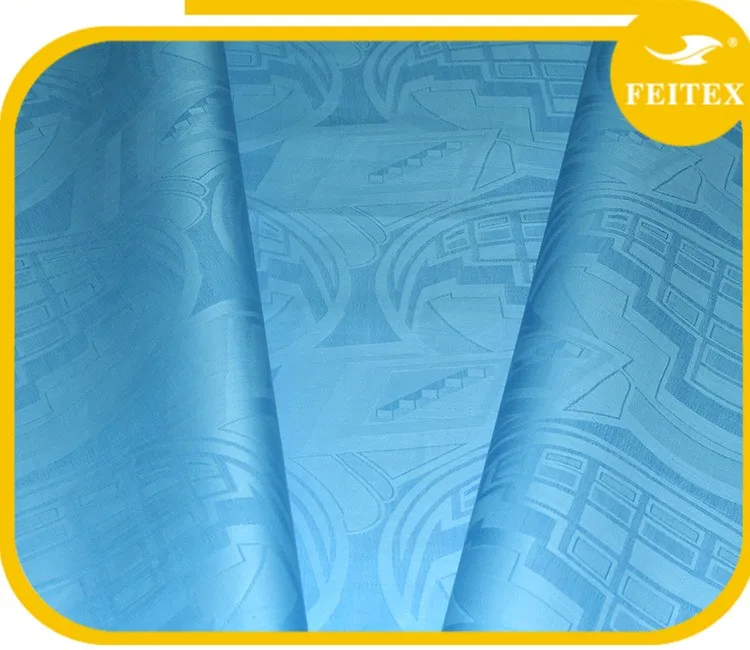100% cotton guinea brocade African cloth men dress shirts fabric cheap price 10 yards/bag damask bazin riche Feitex